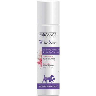 BIOGANCE  - Shampooing Sec White Spray Blancheur pour Chien - 300ml 
