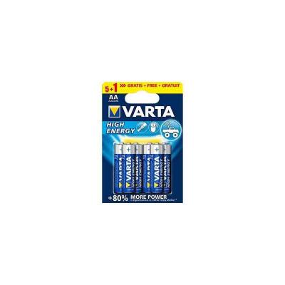 VARTA Piles LR06 AA : Lot de 5 + 1 gratuite aille Unique Coloris Unique