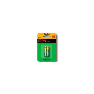 KODAK  - Piles rechargeables - Ni-MH - AAA / LR03 - 1000mAh - pack de 2 