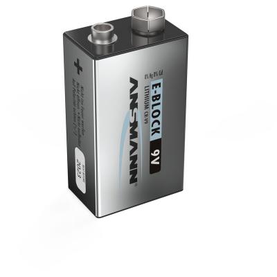 ANSMANN Pile EXTREME LITHIUM 9V Bloc-E (6AM6), 10,8V 