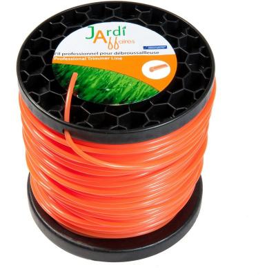JARDIAFFAIRES  - Bobine de filRond pour d&eacute;broussailleuse qualit&eacute; pro 2,4mm x 200 m&egrave;tres