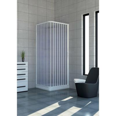 PINTO Idralite - Parois cabine de douche en pvc h 185 cm mod. Acquario 70x90 ouverture lat&eacute;rale