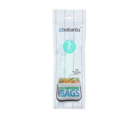 BRABANTIA Sacs PerfectFit Code s, 6L, 10 sacs compostables (419683) - 
