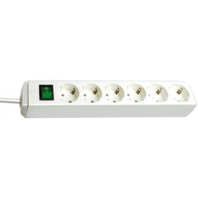 BRENNENSTUHL  Eco multiprise 1,5 m 6 sortie(s) CA Blanc