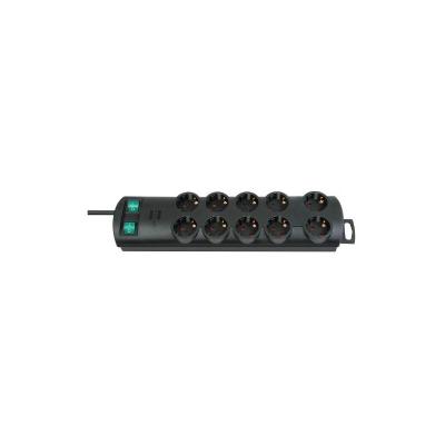 BRENNENSTUHL 1153300120 - Base m&uacute;ltiple Primera-Line negra (10 tomas)