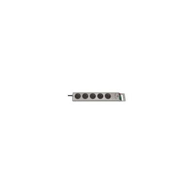 Brennenstuhl Super-Solid Line Argent 5 sortie(s) CA 2,5 m, Multiprise