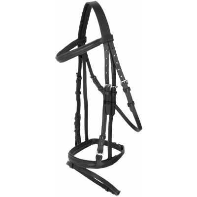 KERBL  32171 Bridon Standard En Cuir Pour Pur-Sang (Noir)