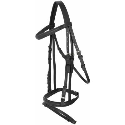 KERBL  32170 Bridon Standard En Cuir Pour Shetty (Noir)