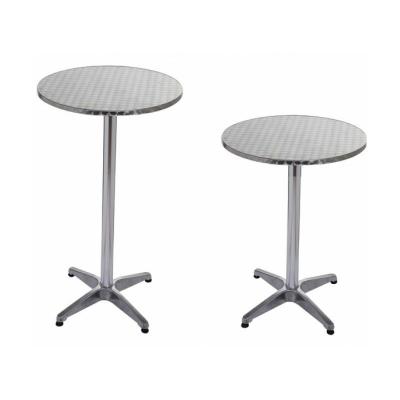 BC ELEC Table haute de bar &Oslash;60Cm aluminium H:70 ou 110cm