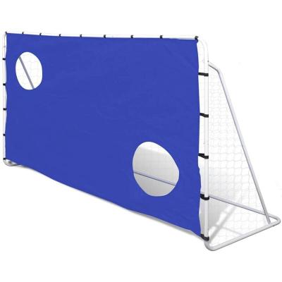 VIDAXL But de Football avec Cibles 240 x 92 x 150 cm  - Bleu