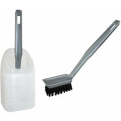 GENERIQUE Brosse toilette plastique avec support pour camping-car