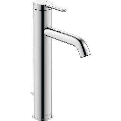 DURAVIT C.1 Mitigeur monocommande de lavabo l - Chrom&eacute; Brillant - avec vidage - C11030001010 - 