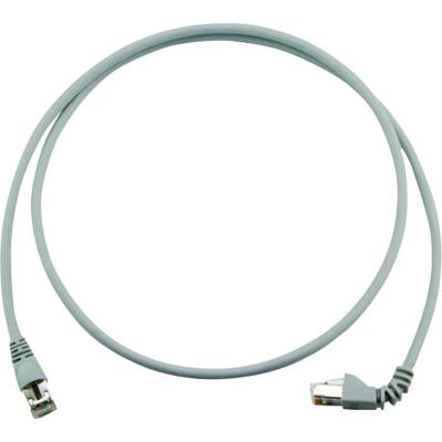 TELEGARTNER L00003A0157 RJ45 C&acirc;ble r&eacute;seau, c&acirc;ble patch CAT 6a S/FTP 5.00 m gris ignifuge, sans halog&egrave;ne