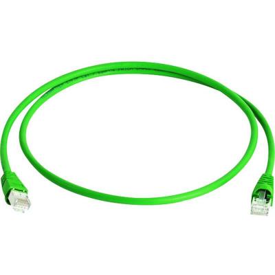 TELEGARTNER C&acirc;ble de raccordement r&eacute;seau informatique RJ45 Teleg&auml;rtner 100009120 CAT 6a S/FTP vert 25.00 m 
