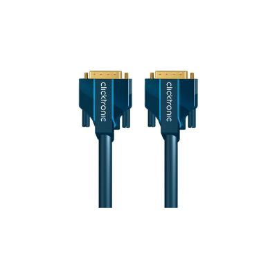 GENERIQUE Clicktronic C&acirc;ble DVI-D - 7.5 m 