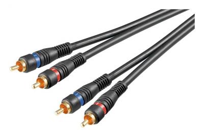 GENERIQUE CONECTICPLUS c&acirc;ble 2 rca m&acirc;le m&acirc;le 3m