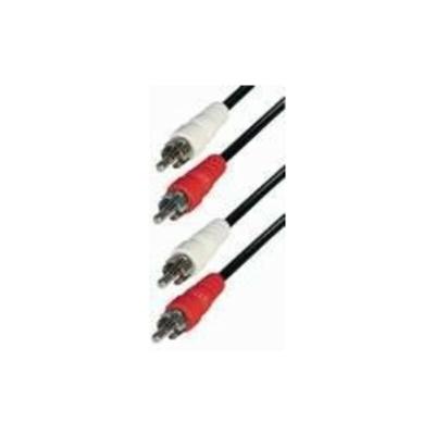 GENERIQUE CABLE AUDIO STEREO 2 RCA vers 2 RCA MALE 20 m