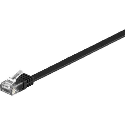 GOOBAY C&acirc;ble RJ45 plat cat&eacute;gorie 6 U/UTP 15 m (Noir)