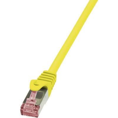 LOGILINK C&acirc;ble r&eacute;seau RJ45 CAT 6 S / FTP  - 2 connecteurs RJ45 - 5 m - Jaune - CQ2077S V961301