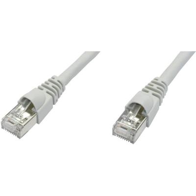 TELEGARTNER C&acirc;ble de raccordement r&eacute;seau informatique RJ45 L00006A0035 CAT 6a S/FTP gris 50.00 m
