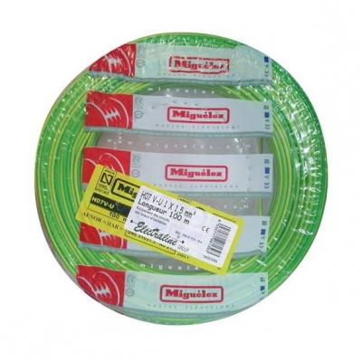 ELECTRALINE  c&acirc;ble &eacute;lectrique HO7V-U rigide 1x1,5 mm&sup2;