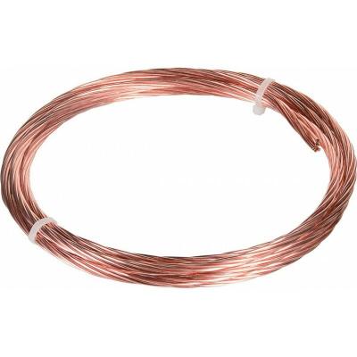 ELECTRALINE C&acirc;ble de terre - Cuivre nu - Couronne de 3 m - 