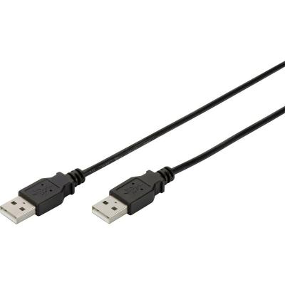 DIGITUS  AK-300101-018-S c&acirc;ble USB USB 2.0 USB A Noir AK-300101-018-S