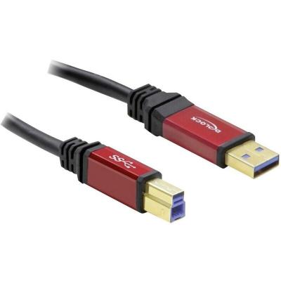DELOCK  Premium - C&acirc;ble USB - USB type A (M) pour USB Type B (M) - USB 3.0 - 3 m - noir