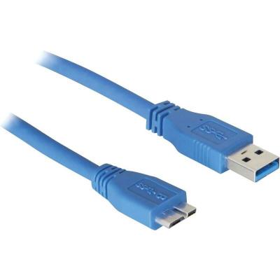 DELOCK - C&acirc;ble USB - Micro-USB Type B (M) pour USB type A (M) - USB 3.0 - 5 m 