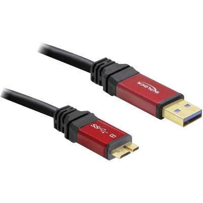 DELOCK Cable Usb 3.0 Type A Male Vers Usb 3.0 Type Micro B Male 3 M Premium  
