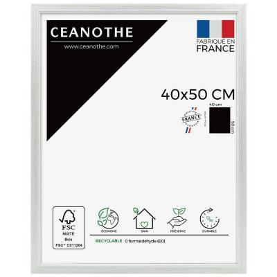 BRIO Cadre photo Perle gris clair 40x50 cm  34141
