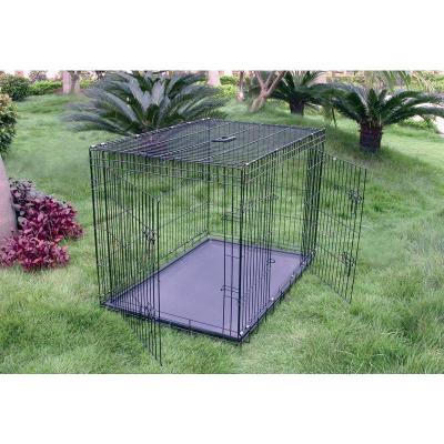 MARTIN SELLIER Cage en metal pliable pour chien 124 x 76 x 83 cm 