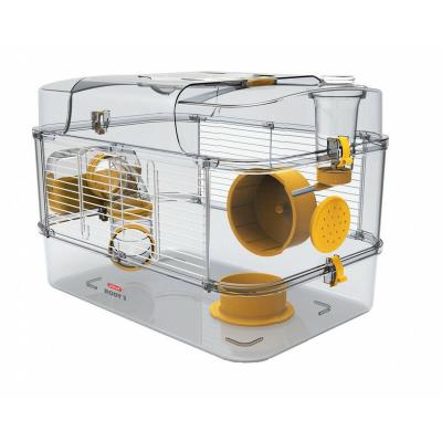 ZOLUX Cage rody 3 solo Banane. taille : 41 x 27 x 28 cm. pour petit rongeur