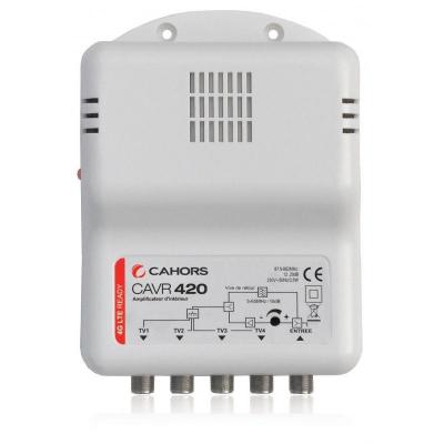 CAHORS  cavr420 amplificateur tnt 4 sorties signal antenne television