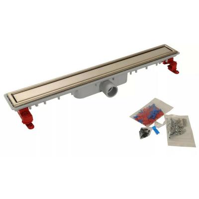 NICOLL Caniveau De Douche Docia  Faible Hauteur Avec Grille - 50X690Mm
