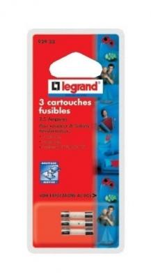 LEGRAND Cartouche c&eacute;ramique  - Intensit&eacute; 2,5 A