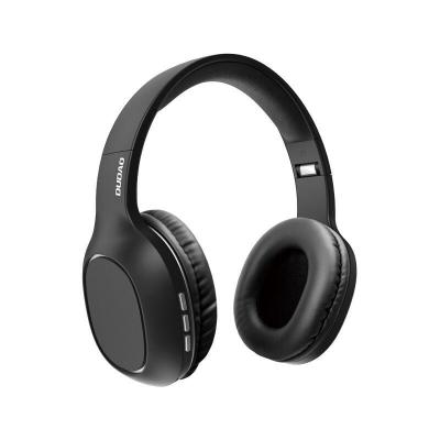  Casque supra-auriculaire sans fil Bluetooth 5.0, lecteur de carte micro SD, radio FM, noir