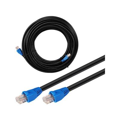 GOOBAY C&acirc;ble RJ45 &eacute;tanche cat&eacute;gorie 6 U/UTP 40 m (Bleu et Noir)