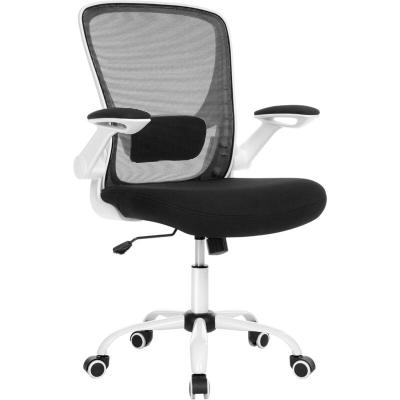 SONGMICS  Chaise Bureau Ergonomique en Toile, Fauteuil Gamer, M&eacute;canisme &agrave; Bascule OBN37WTV1