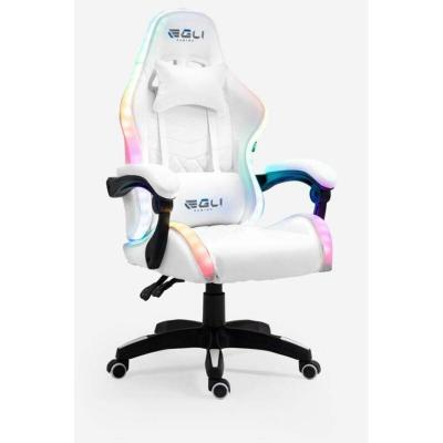 EGLI Chaise de jeu ergonomique pour enfants lumi&egrave;res led rgb Pixy Junior