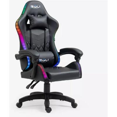 EGLI Chaise gaming et de bureau ergonomique inclinable led rgb the horde xl 