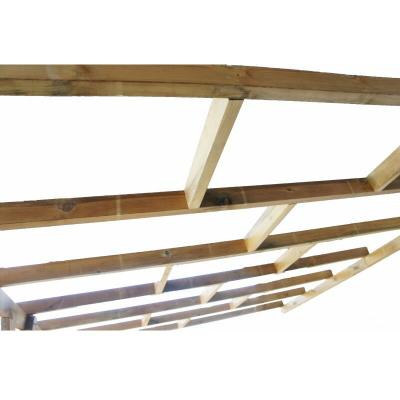CHALET & J Toit terrasse sans toit - Bois - 3x4,9 