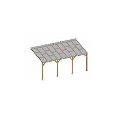 CHALET & JARDIN CHALET & JARDIN Pergola bois avec toit 3x55m 