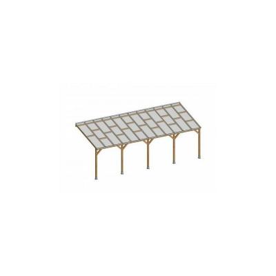 CHALET & JARDIN CHALET & JARDIN Pergola bois avec toit 3x74m 