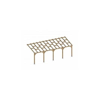 CHALET & JARDIN CHALET & JARDIN Pergola bois sans toit 3x74m 