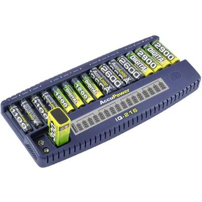 ACCUPOWER Chargeur de piles rondes  IQ216 35477 1 pc(s)