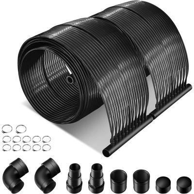 COSTWAY  Solaire Chauffage de Piscine 2 Panneaux Chauffage Solaire Collecteur de 500x75 cm en Mat&eacute;riau PE R&eacute;sistant aux Intemp&eacute;ries 