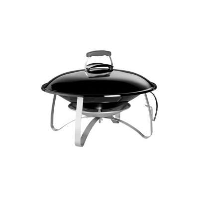 WEBER Chemin&eacute;e mobile charbon de bois , Noir