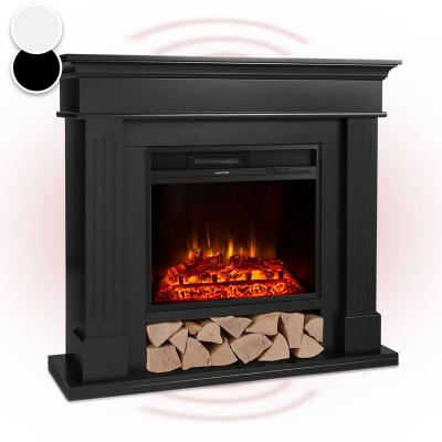 KLARSTEIN Chemin&eacute;e &eacute;lectrique -  Las Pilas - Radiateur soufflant 1800 W - Contr&ocirc;le par app - Noir 