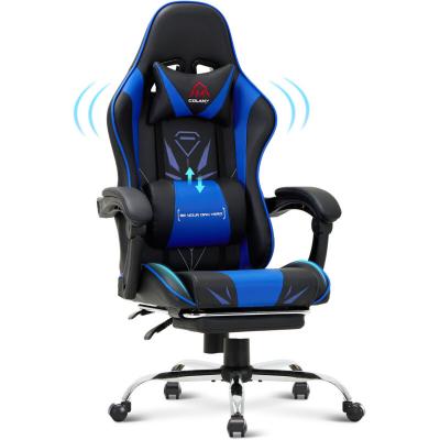 COLAMY Smartue Chaise gaming ergonomique - Bleu